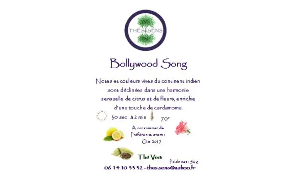 BOLLYWOOD SONG (100grs)