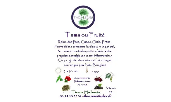 TAMALOU FRUITE (100grs)